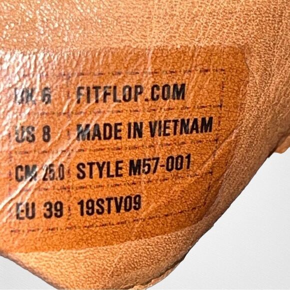 FitFlop Ritzy Crystal Toe Thong Sandals Flip Flops Black Size 8 - Picture 4 of 5